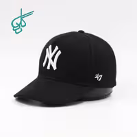 خرید کلاه نقابدار بیسبالی کتان تراکر گلدوزی سفید برند NY کد 2816032 - ردگل