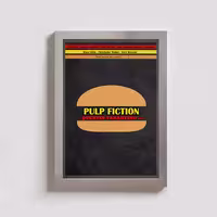 تابلو مدل pulp fiction | دنیای قاب