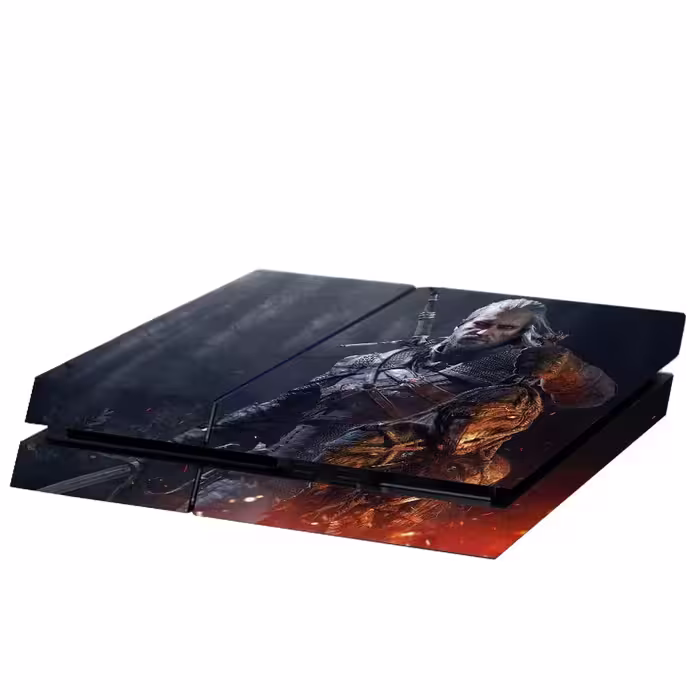 برچسب پلی استیشن ۴ مدل ps4 fat طرح Witcher کد PS-1045