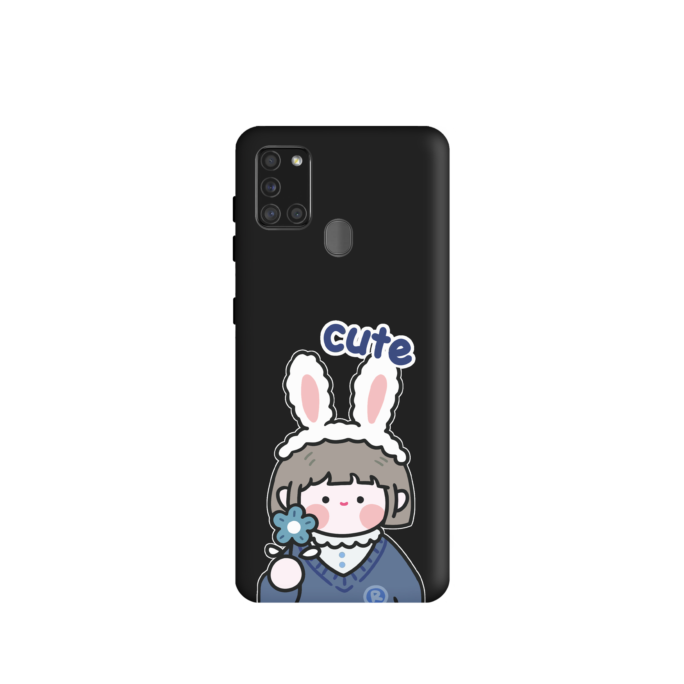 کاور طرح دختر خرگوشی کد s746 مناسب برای گوشی موبایل سامسونگ Galaxy A21s     