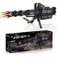 لگو مسلسل رگبار 6 لول با خشاب و موتور  و قابلیت شلیک برند 86001 