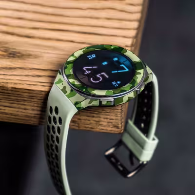 برچسب ماهوت طرح Army Green 2 مناسب برای ساعت هوشمند هوآوی Watch GT 2e