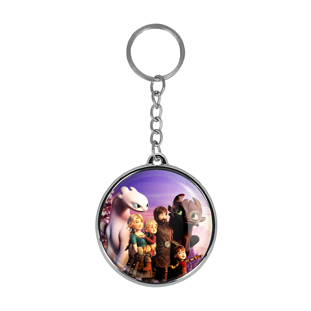 جاکلیدی خندالو طرح اژدها سواران مدل دوطرفه کد 1374913748