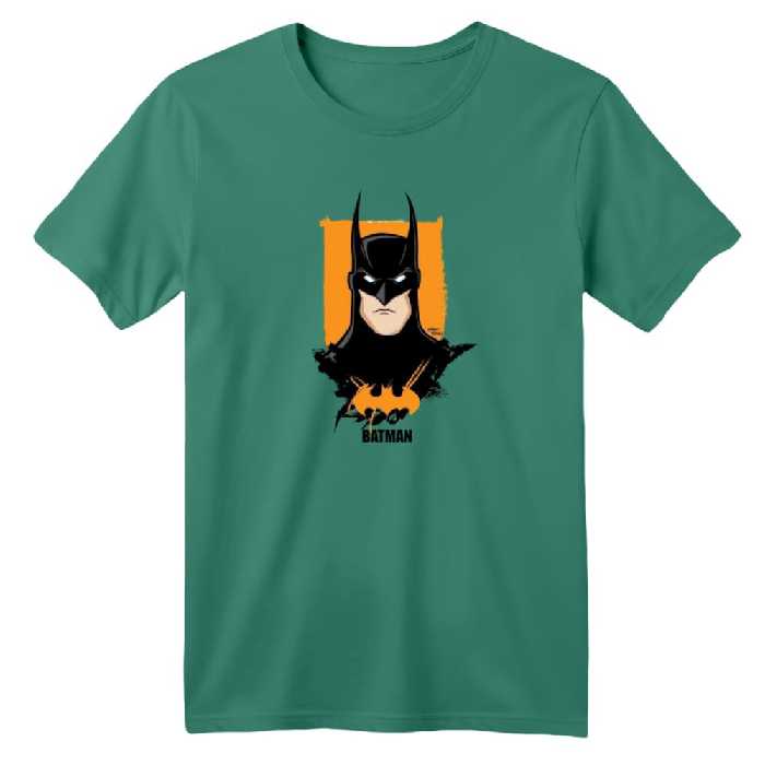 تی شرت آستین کوتاه بچگانه مدل بتمن کد 13 رنگ سبز سدری