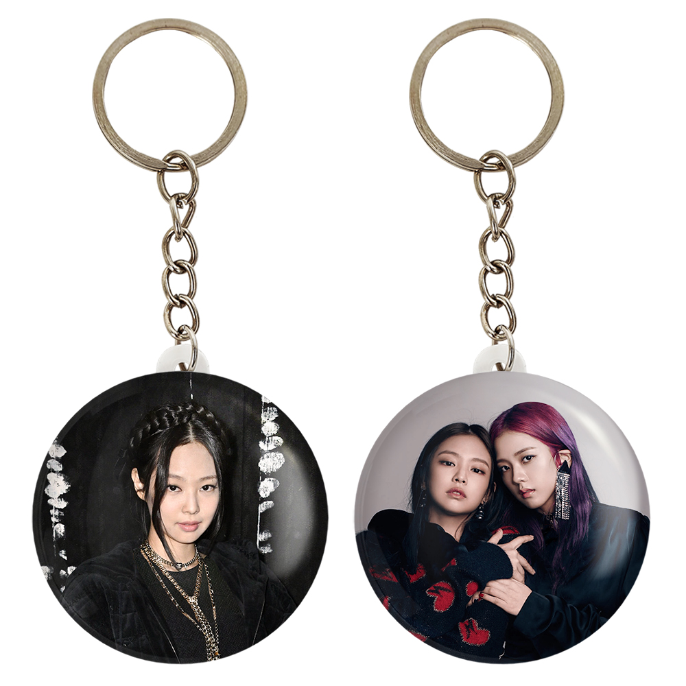 جاکلیدی خندالو مدل جنی و جیسو گروه بلک پینک BLACKPINK کد 1672716725 مجموعه 2 عددی