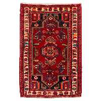 فرش قدیمی دستباف یک متری سی پرشیا کد 185152