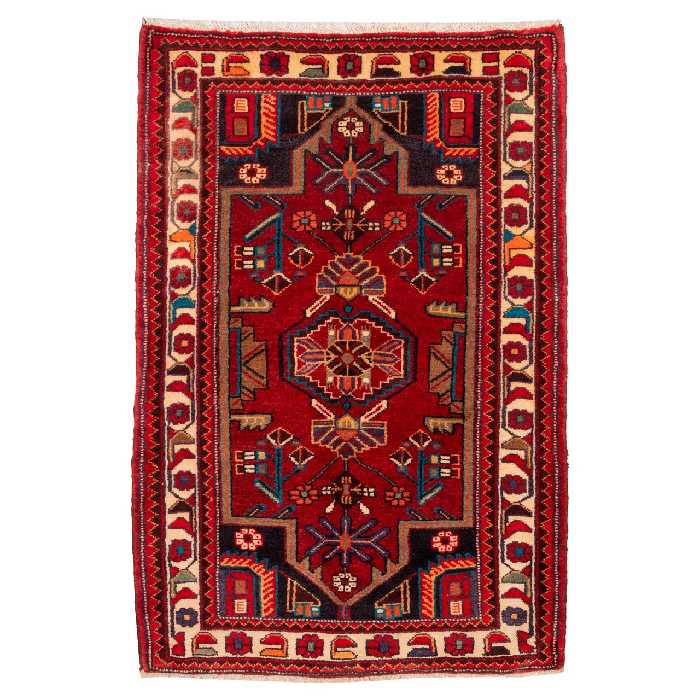 فرش قدیمی دستباف یک متری سی پرشیا کد 185152