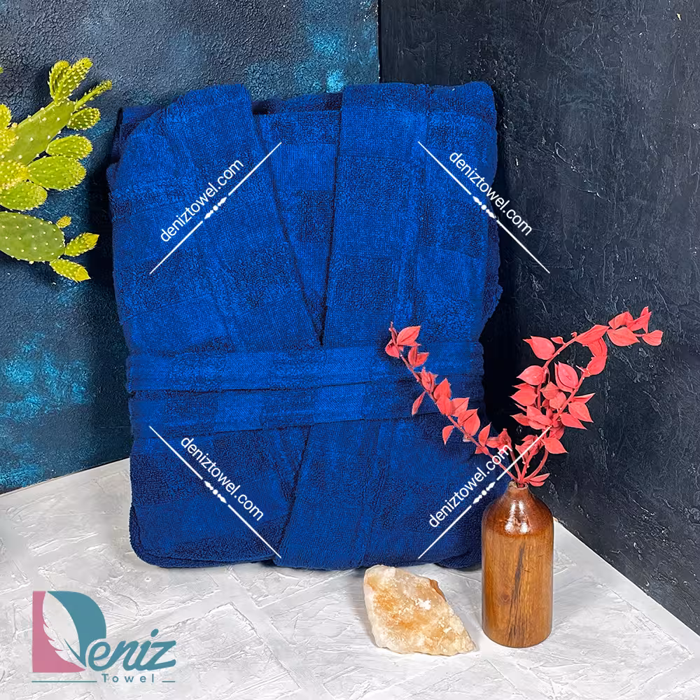 حوله تن پوش کادیفه رنگ آبی