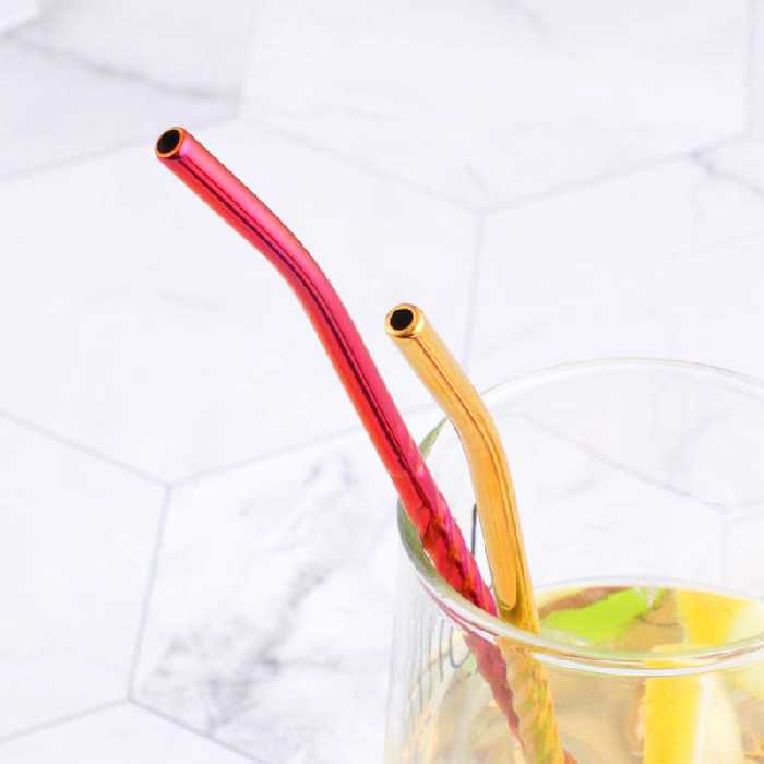 قاشق شربت خوری رومانتیک هوم مدل هولوگرامی  بسته 6 عددی