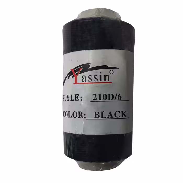 نخ دوخت چرم دوزی یاسین کد 210D/6-Black