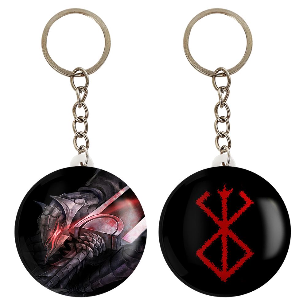 جاکلیدی خندالو مدل علامت برزرک و گاتس انیمه Berserk کد 1286612859 مجموعه 2 عددی