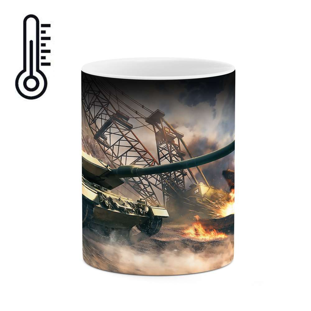 ماگ حرارتی طرح تانک  مدل mgph01524