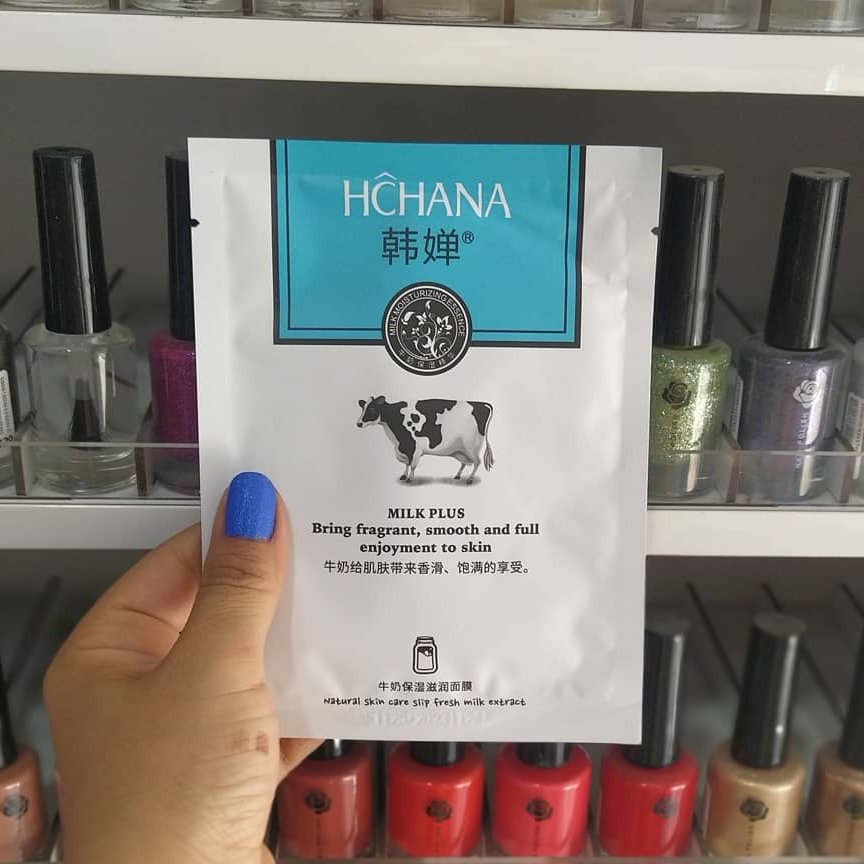 ماسک ورقه ای شیر گاو Hydrating facial milk plus mask