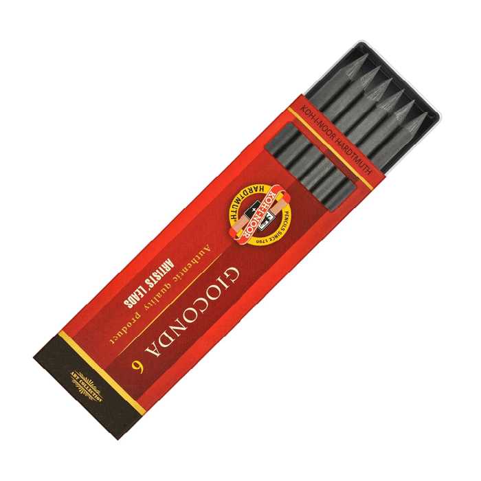 مغزی گرافیتی مداد نوکی 5mm طراحی کوه نور بسته 6 عددی