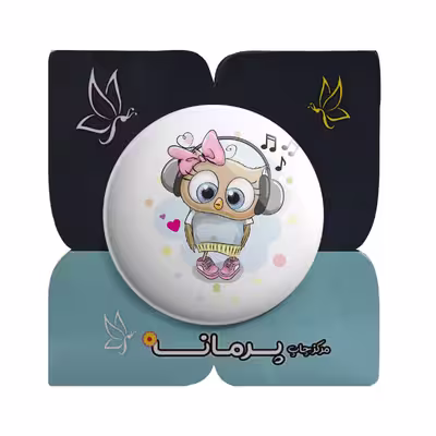 پیکسل پرمانه طرح جغد بامزه کد pm.5011
