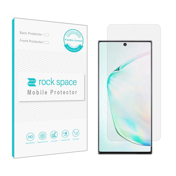 گلس سامسونگ Galaxy NOTE 10 PLUS مدل نانو هیدروژل شفاف برند راک اسپیس کد S