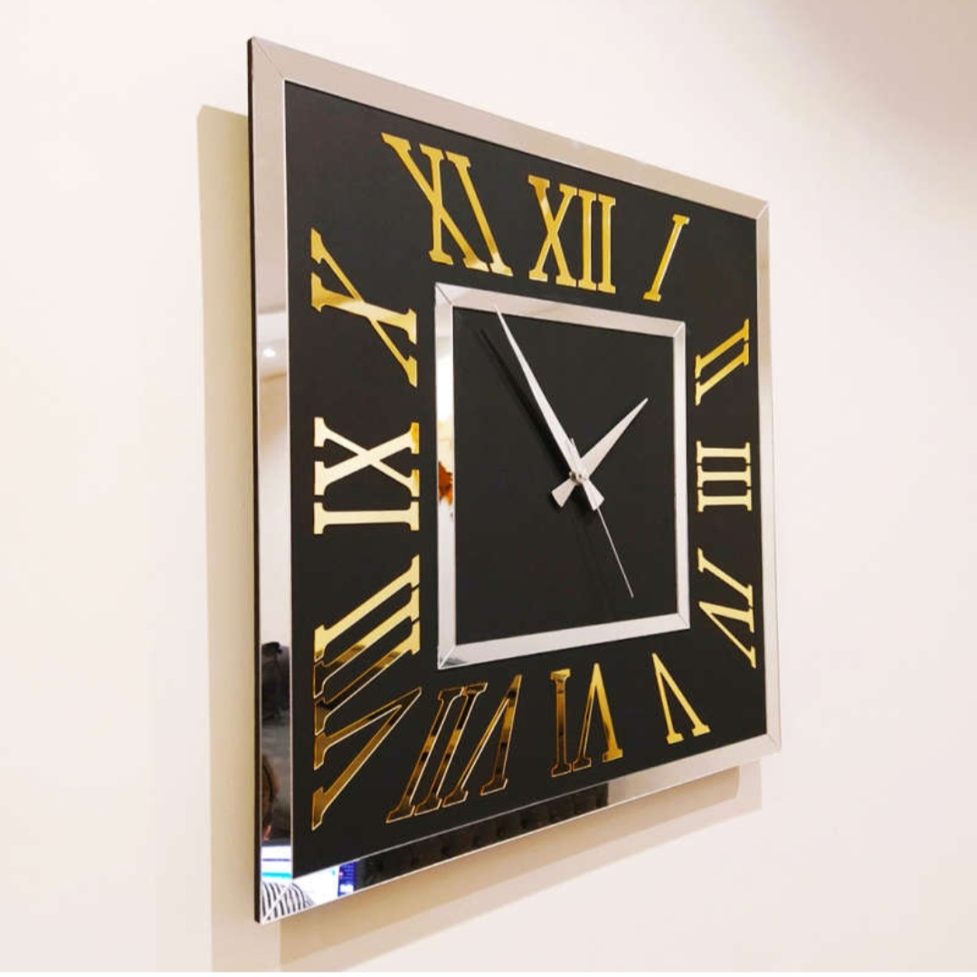 ساعت دیواری مدل اینه ای کد 606