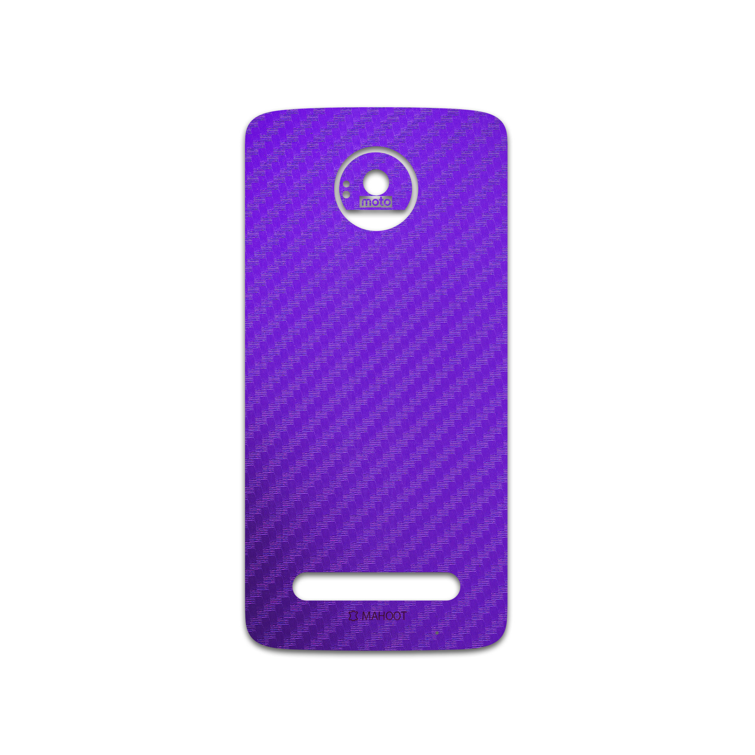 برچسب پوششی ماهوت مدل Purple-Fiber مناسب برای گوشی موبایل موتورولا Moto Z2 Play