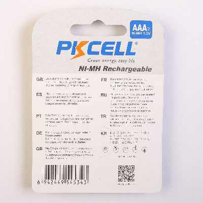 باتری نیم قلمی قابل شارژ پیکسل مدل Green Energy 600 بسته 2 عددی