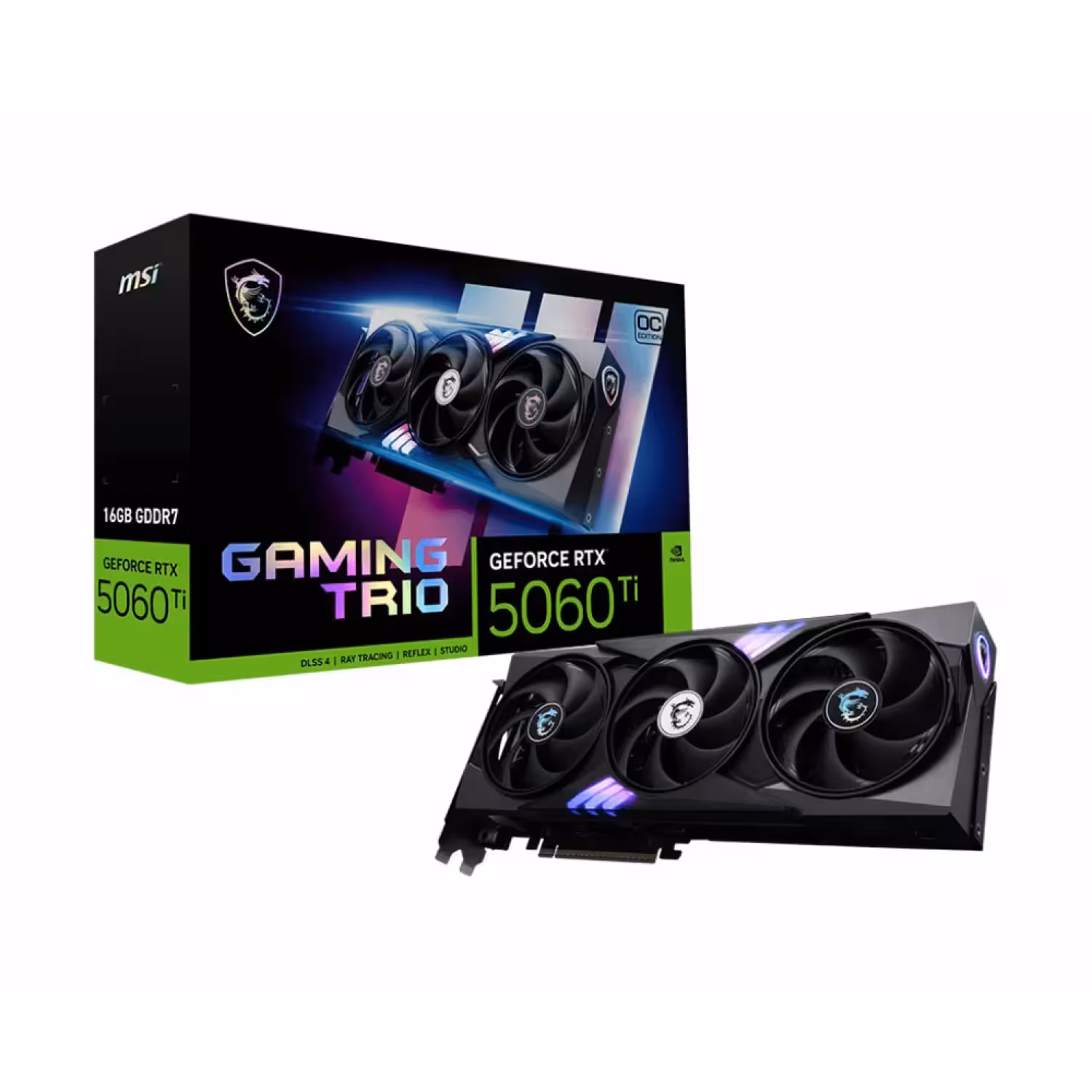 کارت گرافیک ام اس آی مدل GeForce RTX 5060 Ti 16GB GAMING TRIO OC