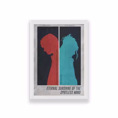 تابلو طرح فیلم eternal sunshine of the spotless mind 