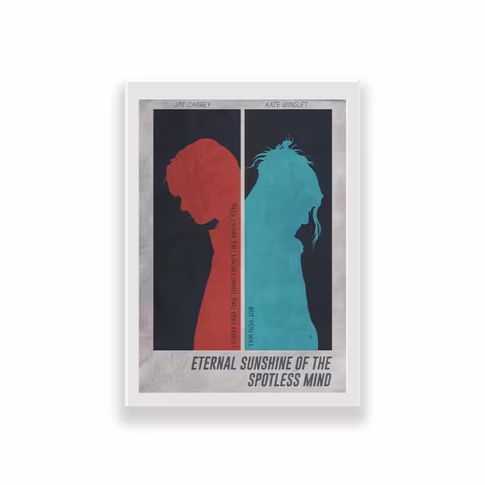 تابلو طرح فیلم eternal sunshine of the spotless mind 