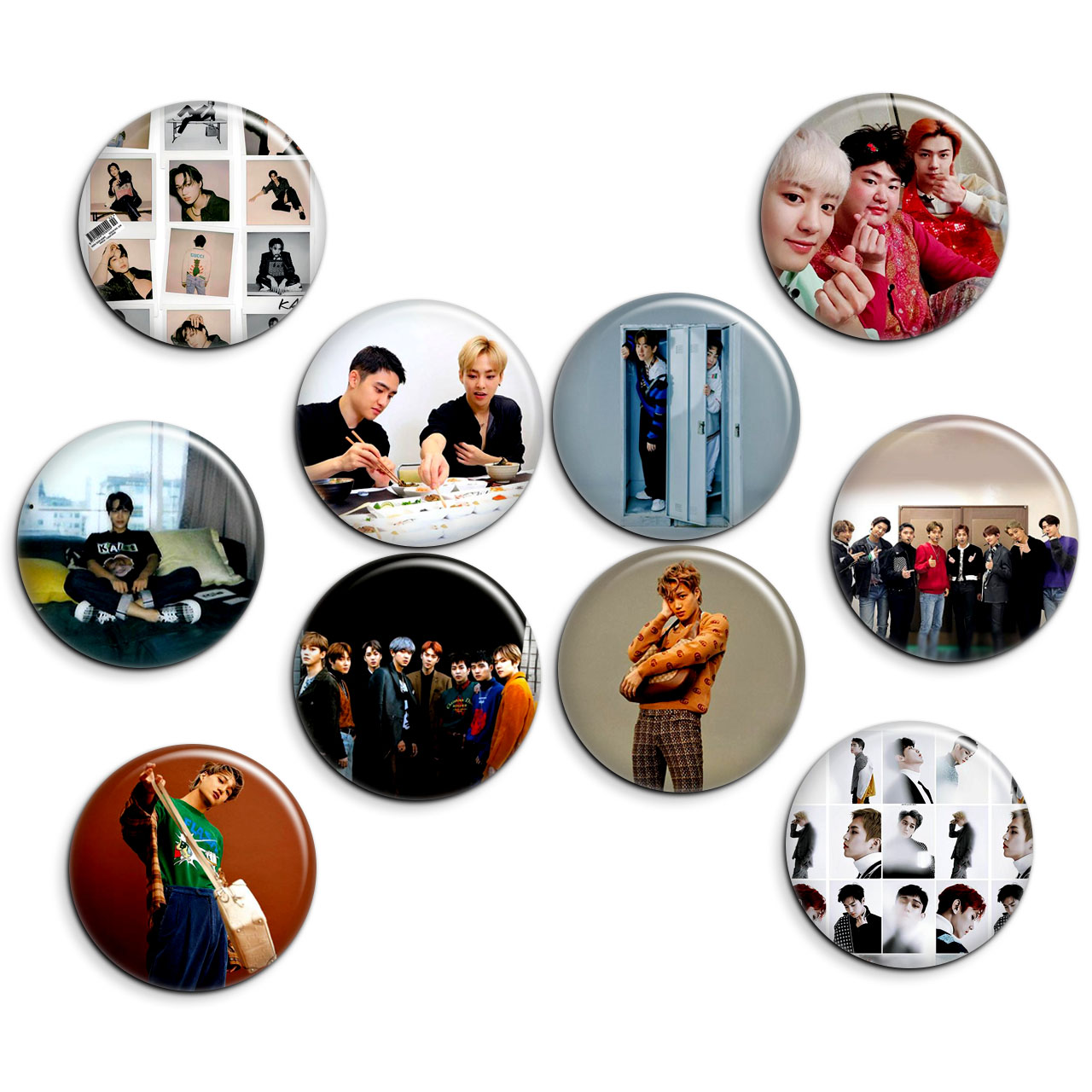 پیکسل پرمانه طرح exo کد pmg.5358 مجموعه 10 عددی