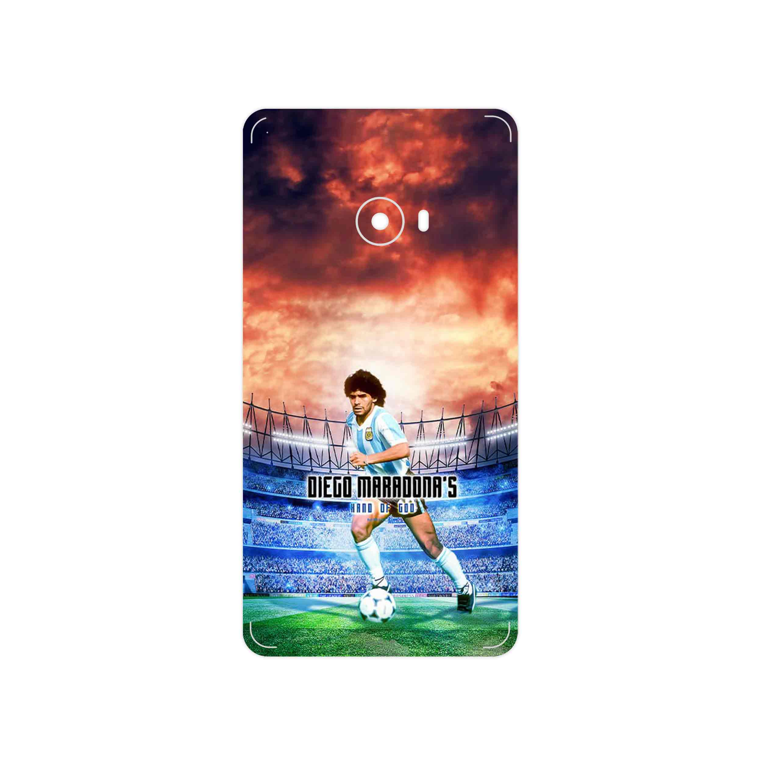 برچسب پوششی ماهوت مدل Diego Maradona مناسب برای گوشی موبایل شیائومی Mi Note 2