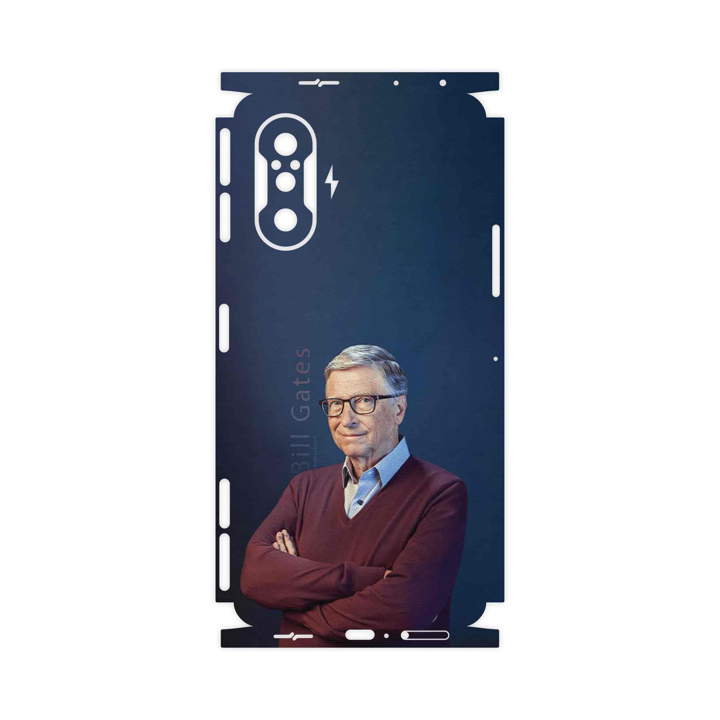 برچسب پوششی ماهوت مدل Bill_Gates-FullSkin مناسب برای گوشی موبایل شیائومی Redmi K40 Gaming