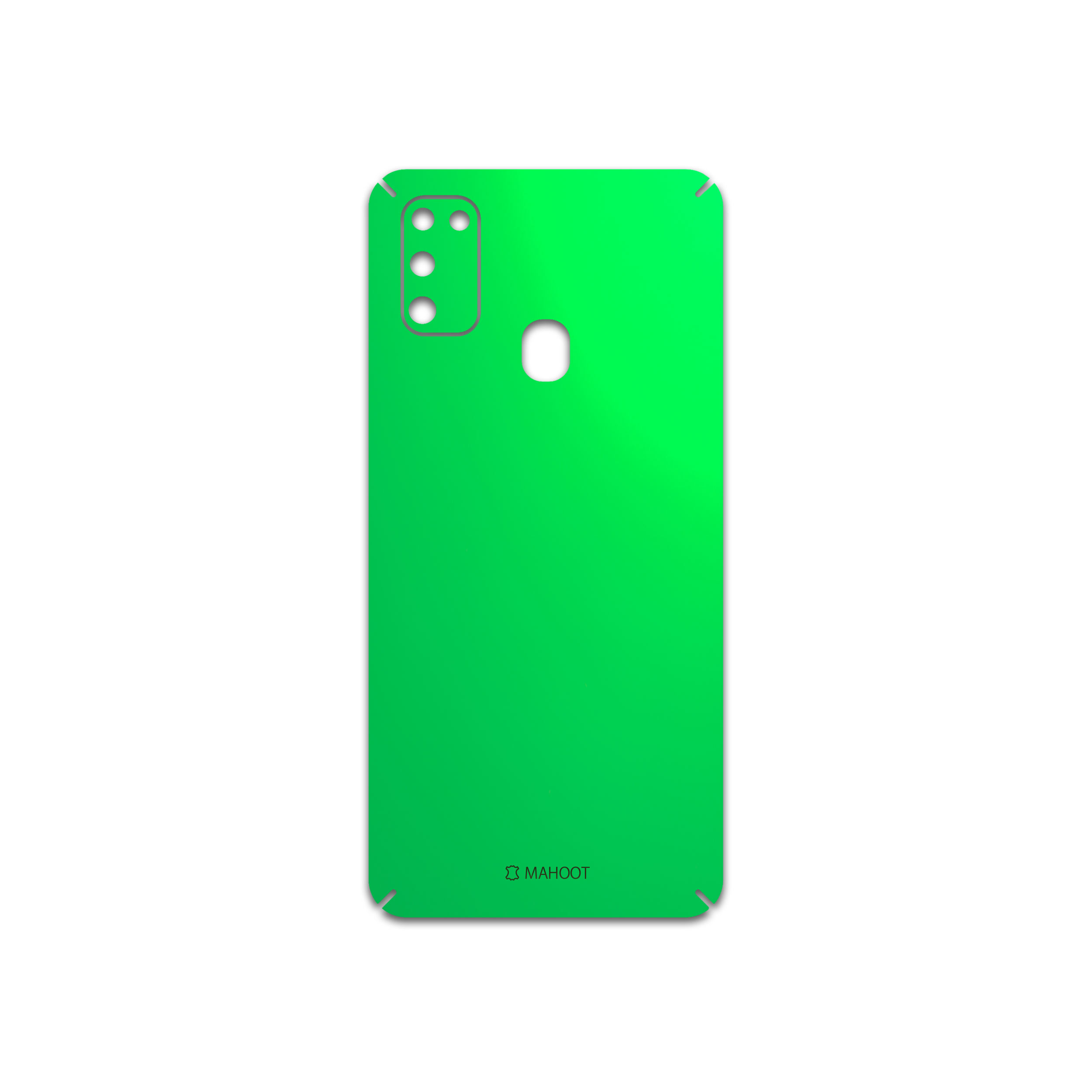 برچسب پوششی ماهوت مدل Matte-Green مناسب برای گوشی موبایل سامسونگ Galaxy M21
