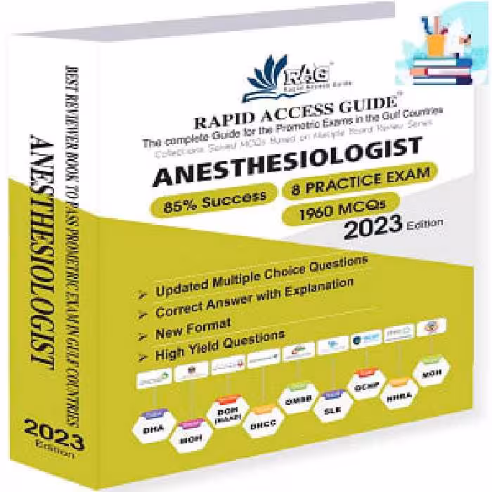 Anesthesiologist Exam Book Prometric Questions MCQ 2023