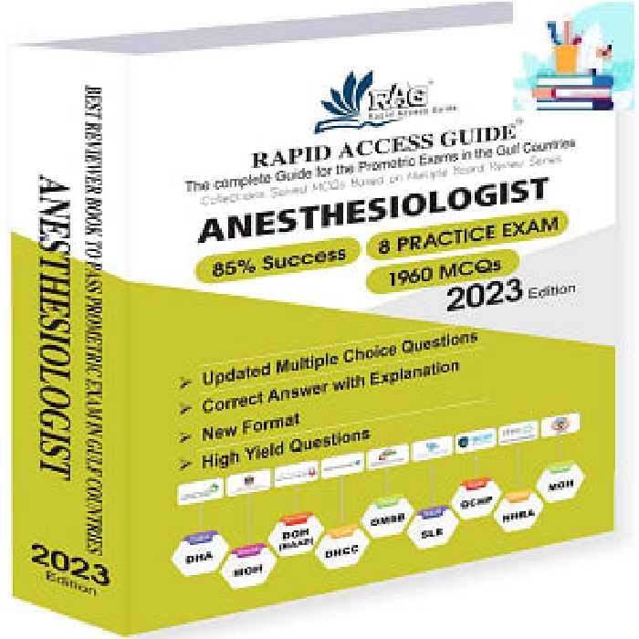 Anesthesiologist Exam Book Prometric Questions MCQ 2023