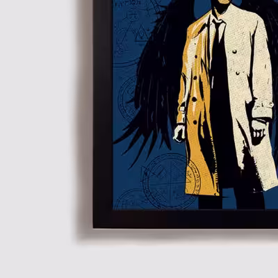 تابلو مدل سریال سوپرنچرال کستیل supernatural castiel B397