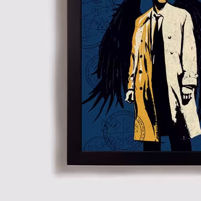 تابلو مدل سریال سوپرنچرال کستیل supernatural castiel B397