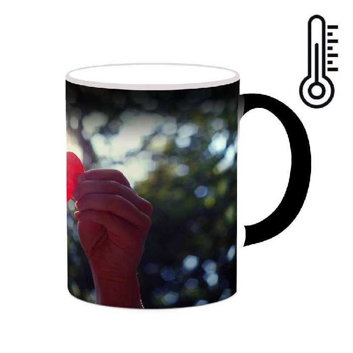 ماگ حرارتی کاکتی طرح Love مدل mgh20659