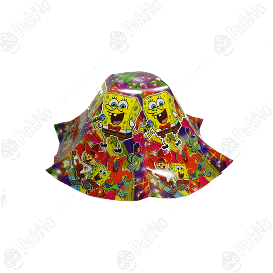 کلاه تولد باب اسفنجی 6 ضلعی