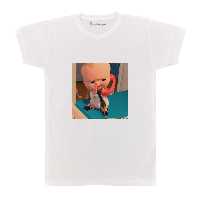 تی شرت بچگانه پرمانه طرح بچه رئیس کد pmt.4185