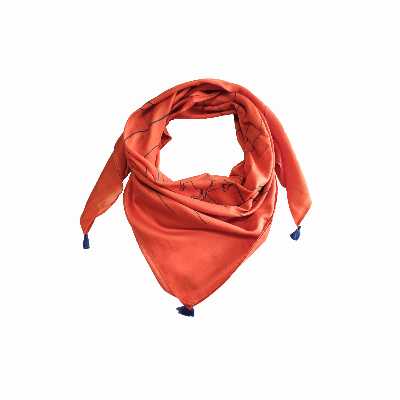 دستمال سر و گردن گدار مدل تیزرو