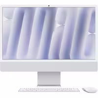 آی‎ مک 24 اینچ M4 پردازنده 10core – 10core حافظه رم 16 گیگابایت ظرفیت 512 گیگابایت SSD نقره ای MWUV3 - Hiapple.ir