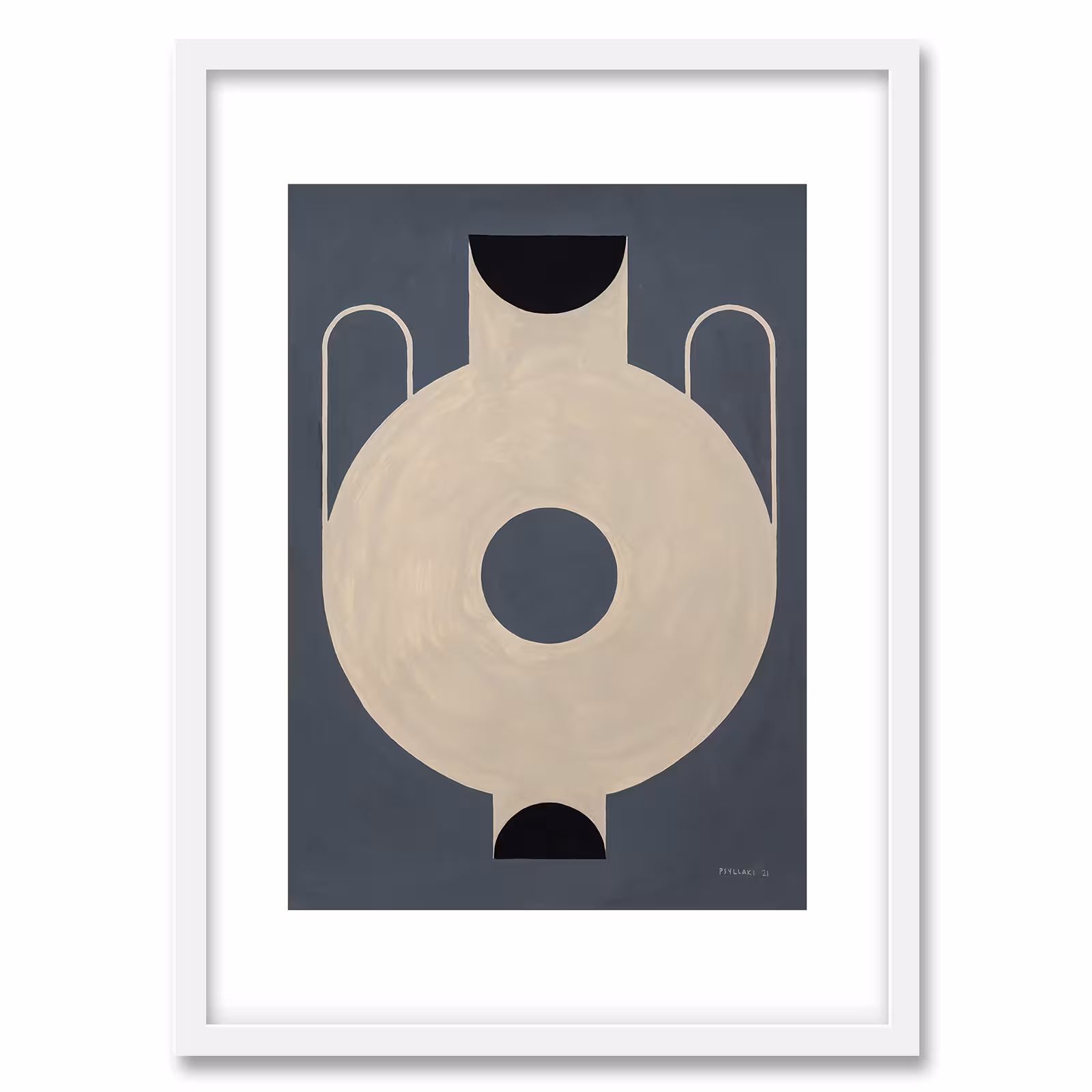 تابلو فورنیمو مدل Abstract Circular Vase کد 10138W