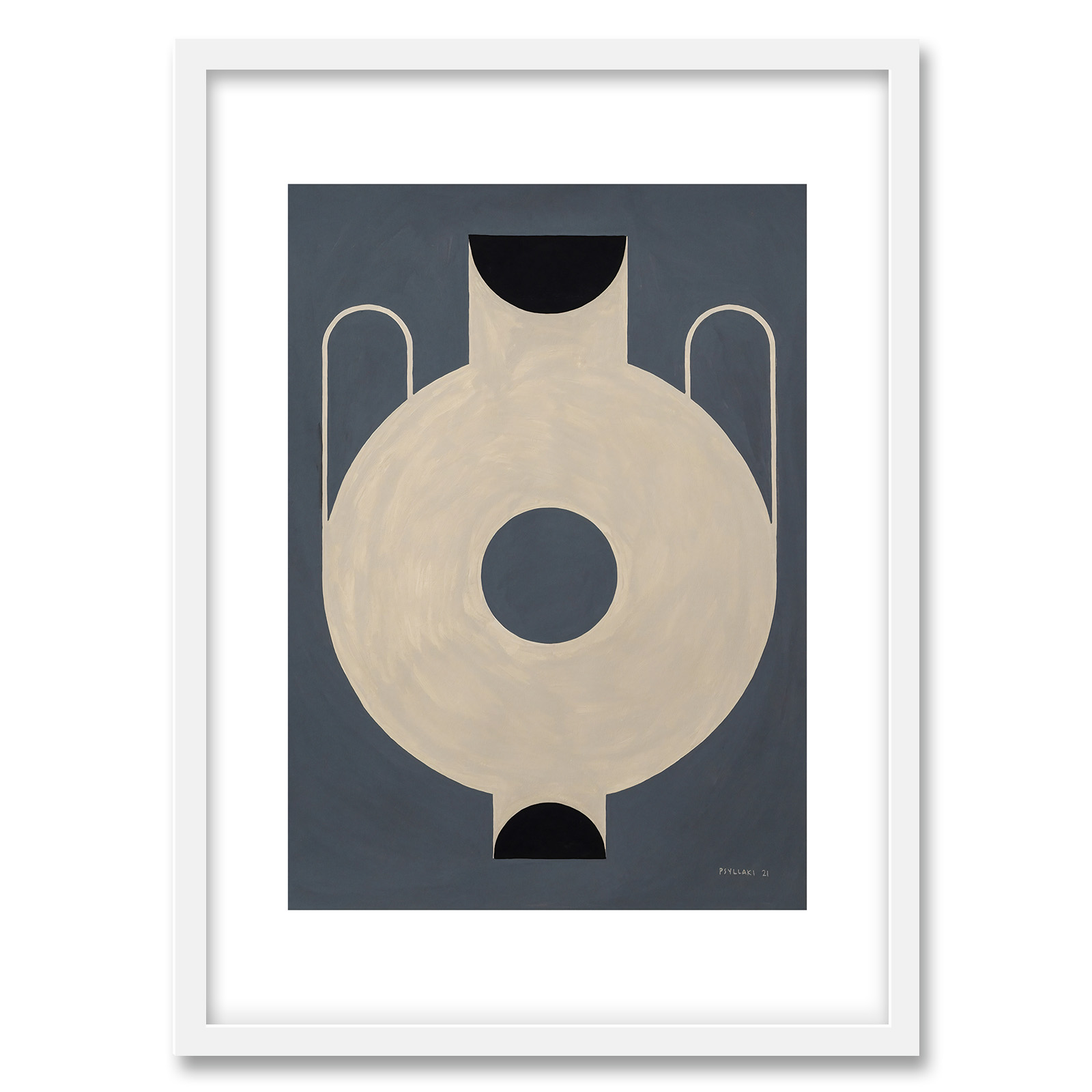 تابلو فورنیمو مدل Abstract Circular Vase کد 10138W