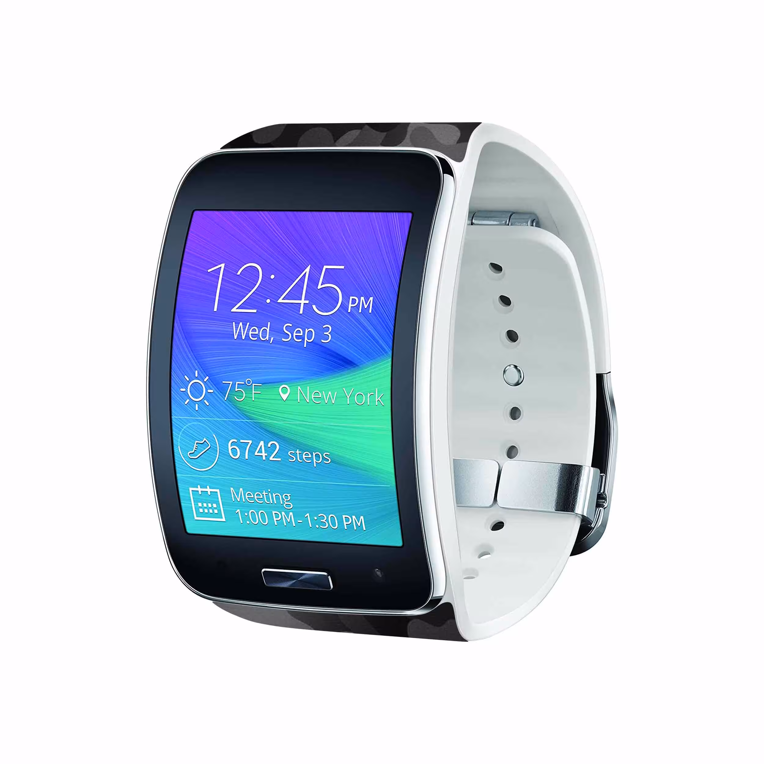 برچسب ماهوت طرح Night_Army مناسب برای ساعت هوشمند سامسونگ Galaxy Gear S