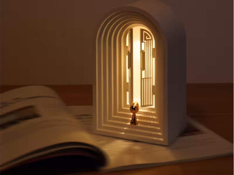 چراغ خواب رومیزی موزیکال شارژی Nordic desktop table lamp retro