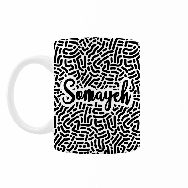 ماگ رژارت مدل اسم سمیه