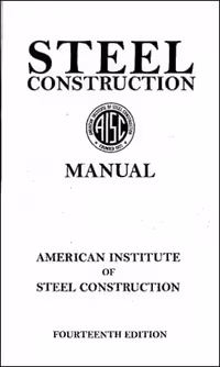 󾕇 AISC Steel Construction Manual 14th, 2011 - دانلود کتاب های دانشگاهی