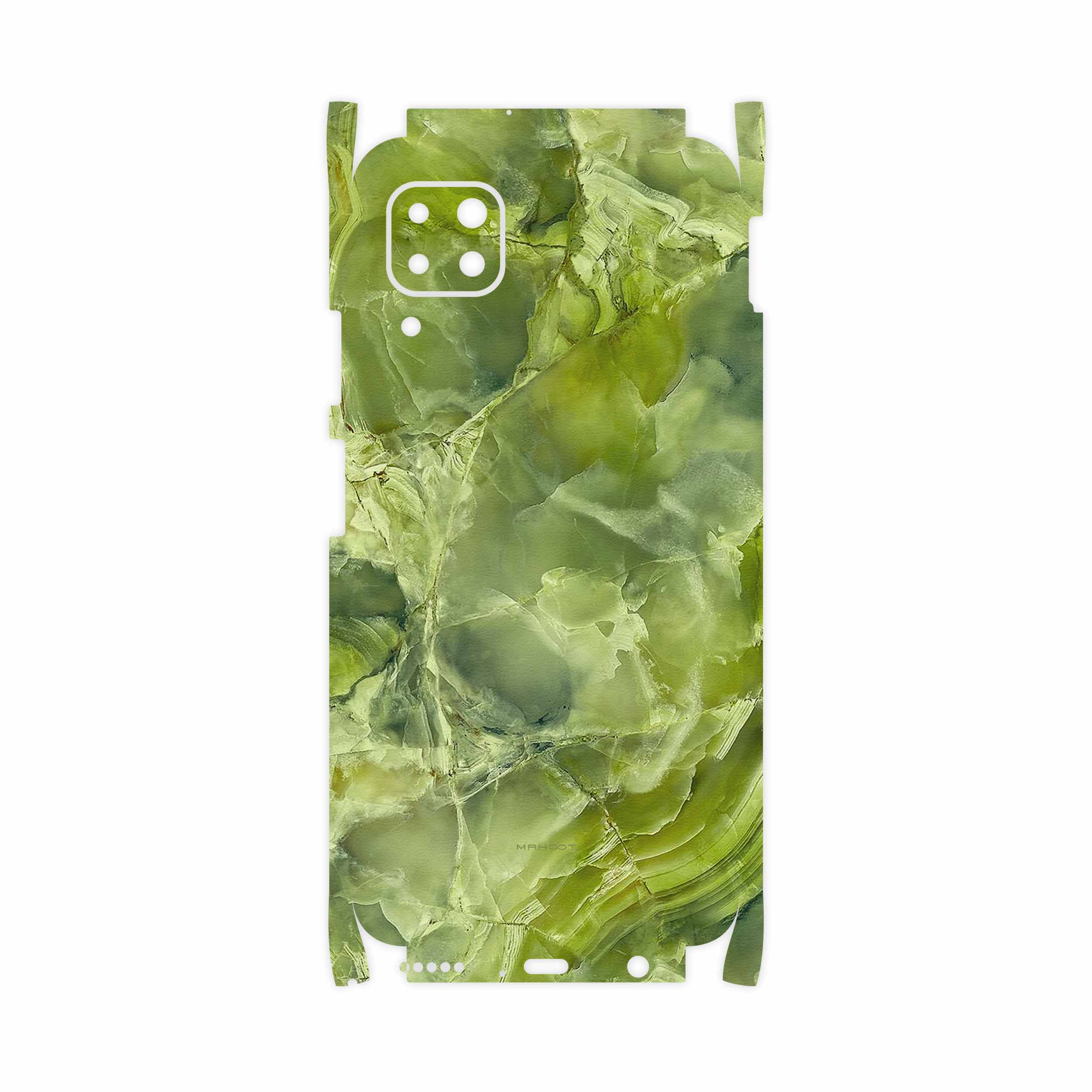 برچسب پوششی ماهوت مدل Green Crystal Marble-FullSkin مناسب برای گوشی موبایل هوآوی Nova 7i