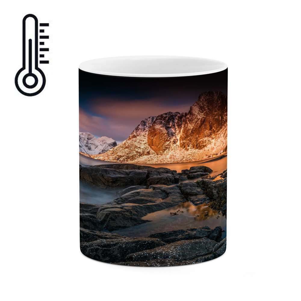 ماگ حرارتی کاکتی طرح منظره مدل mgh16476