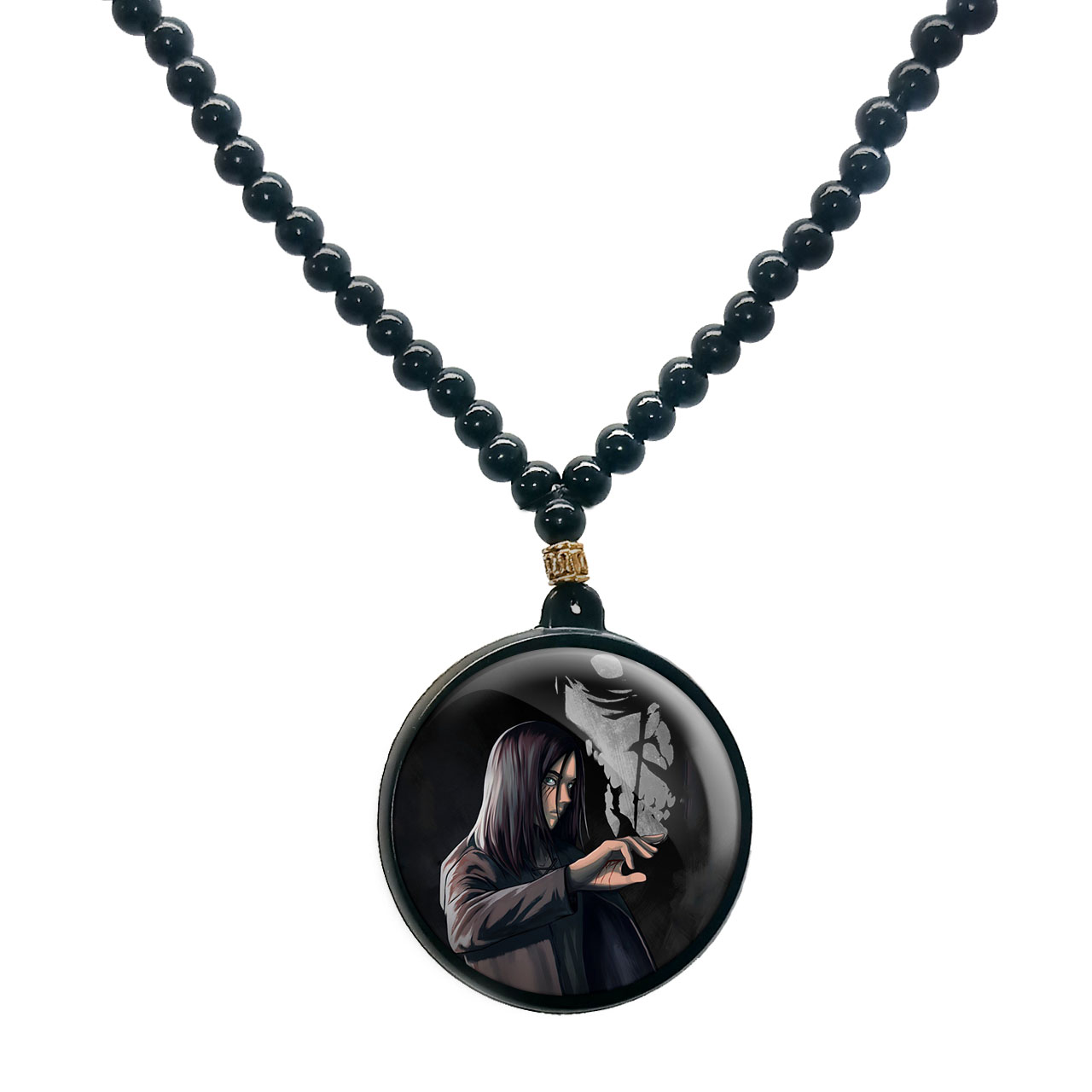 گردنبند پرمانه طرح Attack on Titan کد pmd.22804 مدل دو طرفه