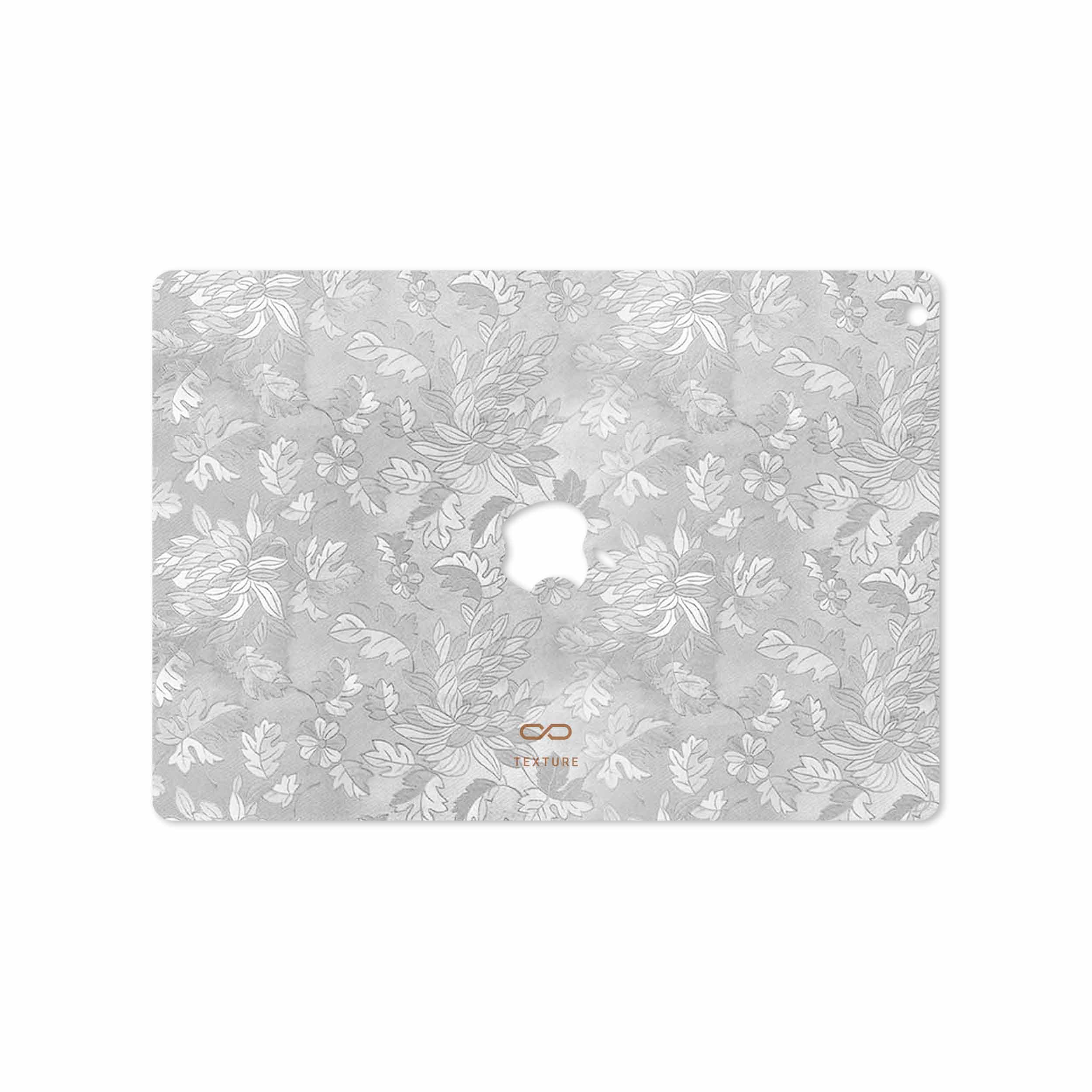 برچسب پوششی ماهوت مدل Silver-Wildflower مناسب برای تبلت اپل iPad Air 2013 A1475