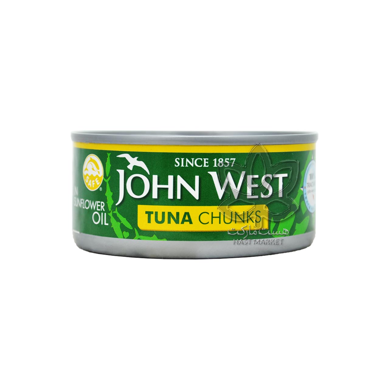 کنسرو ماهی تن در روغن آفتابگردان 145 گرم جان وست - john west